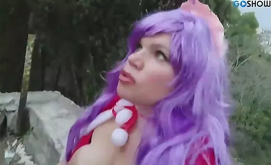 Cosplay Enthusiast Outdoor Flinging and Fucking